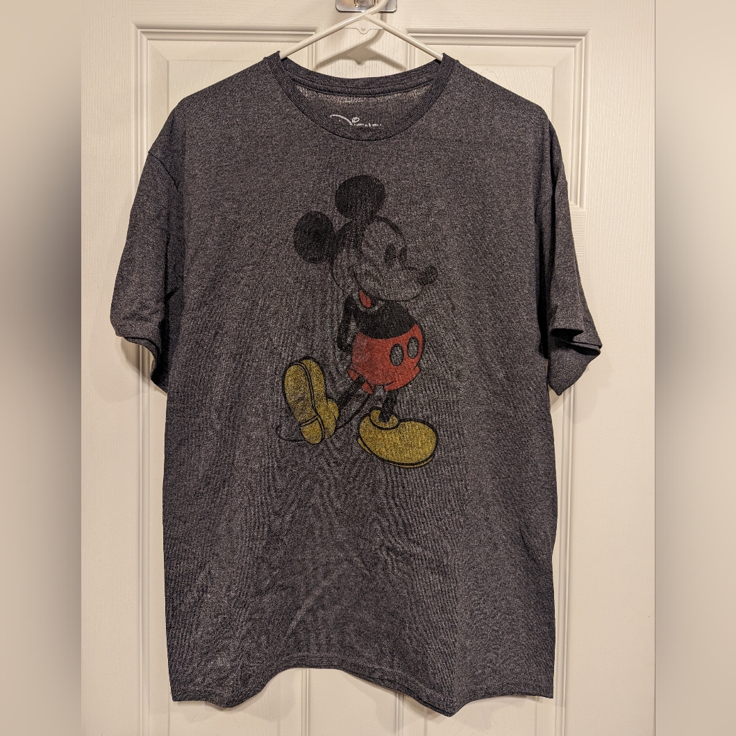Disney Mickey Mouse Relaxed Fit T-Shirt Men's Size L
